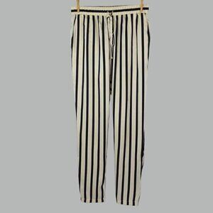 LIU JO MILANO SATIN STRIPED PULL ON PANTS